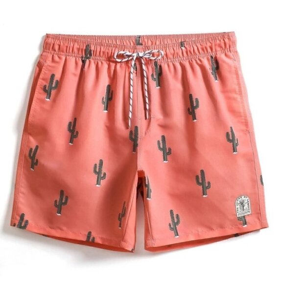 . Other - Coral Pink Mens Swim Trunks